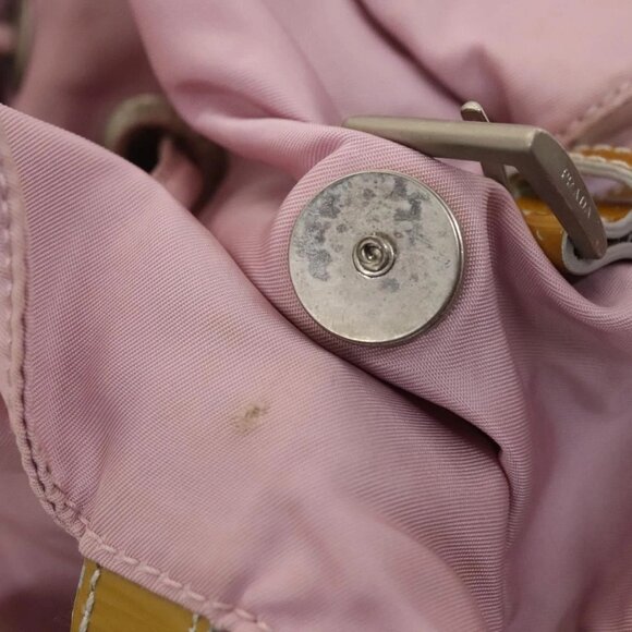 PRADA Backpack Nylon Pink Silver Auth 119214 - Picture 13 of 16